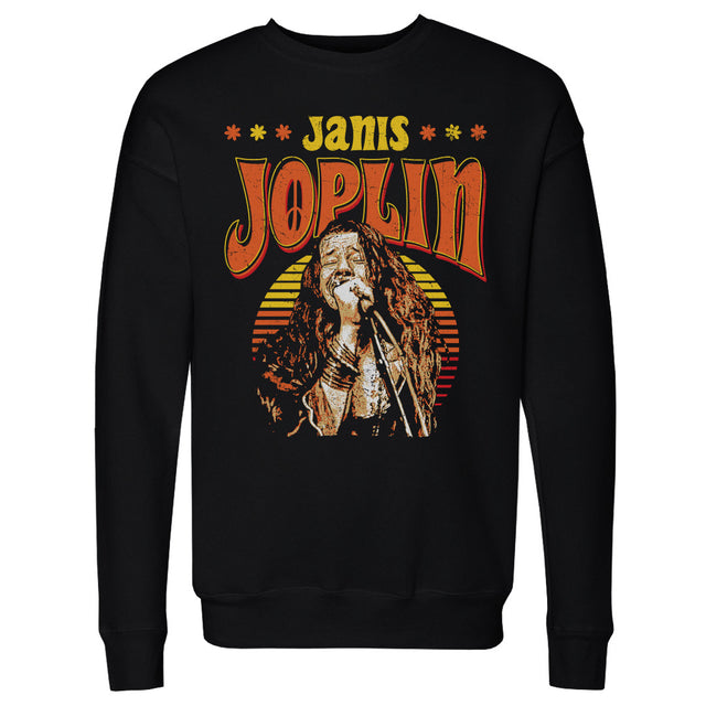 Janis Joplin Men's Crewneck Sweatshirt | 500 LEVEL