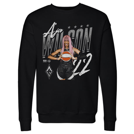 A'ja Wilson Men's Crewneck Sweatshirt | 500 LEVEL