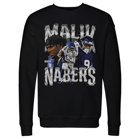 Malik Nabers Men's Crewneck Sweatshirt | 500 LEVEL
