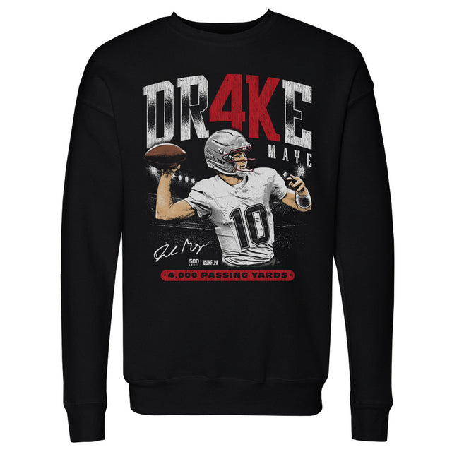 Drake Maye Men's Crewneck Sweatshirt | 500 LEVEL