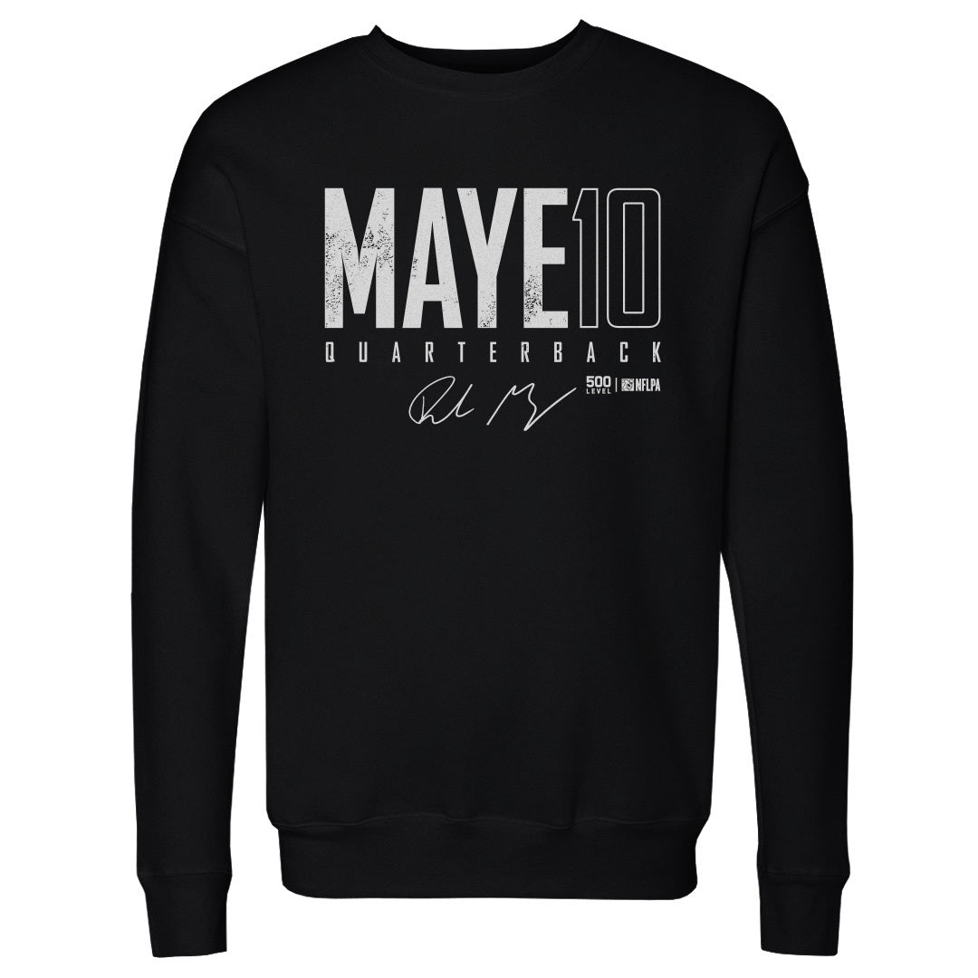 Drake Maye Men's Crewneck Sweatshirt | 500 LEVEL
