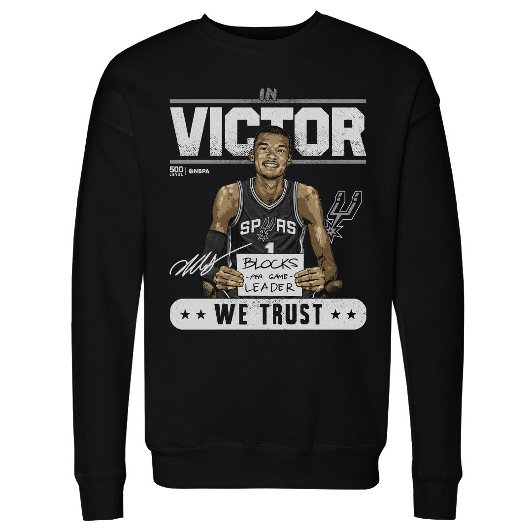 Victor Wembanyama Men's Crewneck Sweatshirt | 500 LEVEL