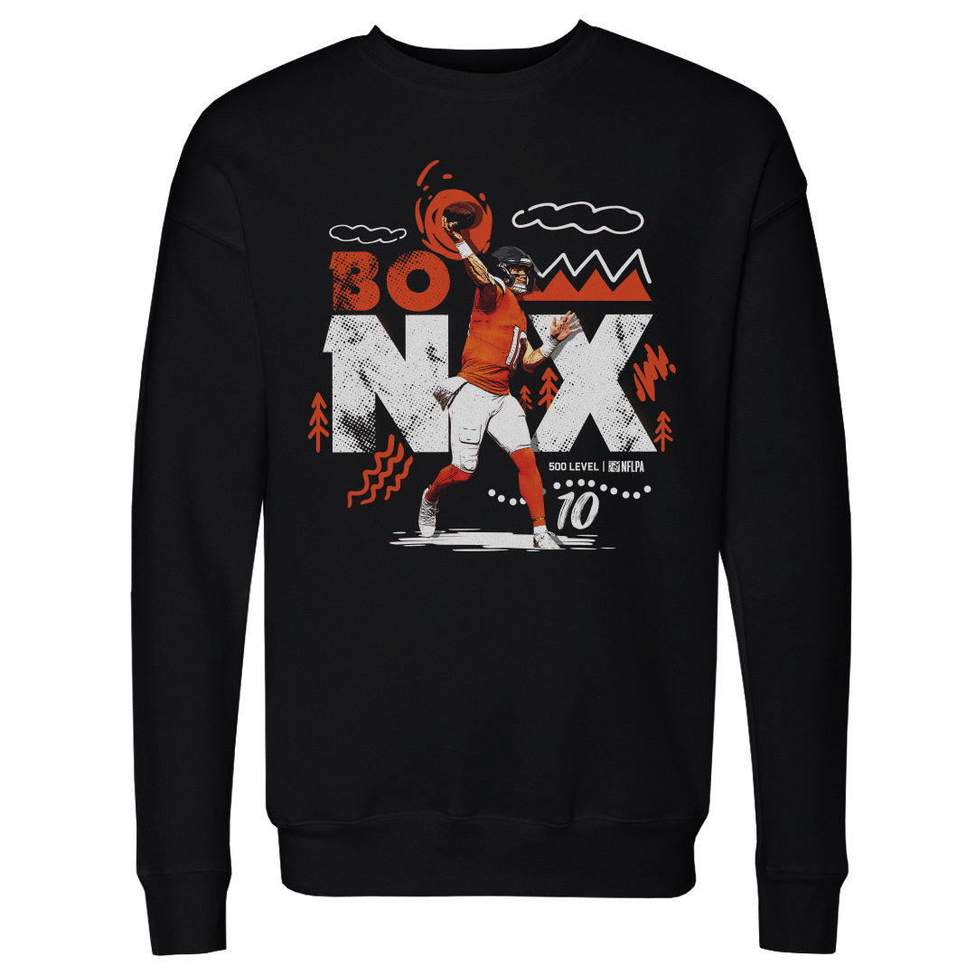 Bo Nix Men's Crewneck Sweatshirt | 500 LEVEL
