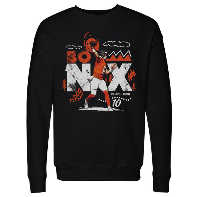 Bo Nix Men's Crewneck Sweatshirt | 500 LEVEL