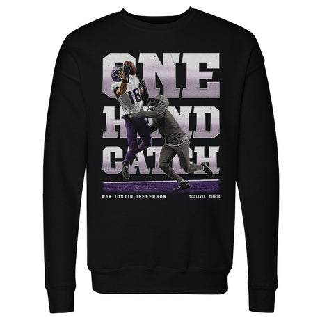 Justin Jefferson Men's Crewneck Sweatshirt | 500 LEVEL