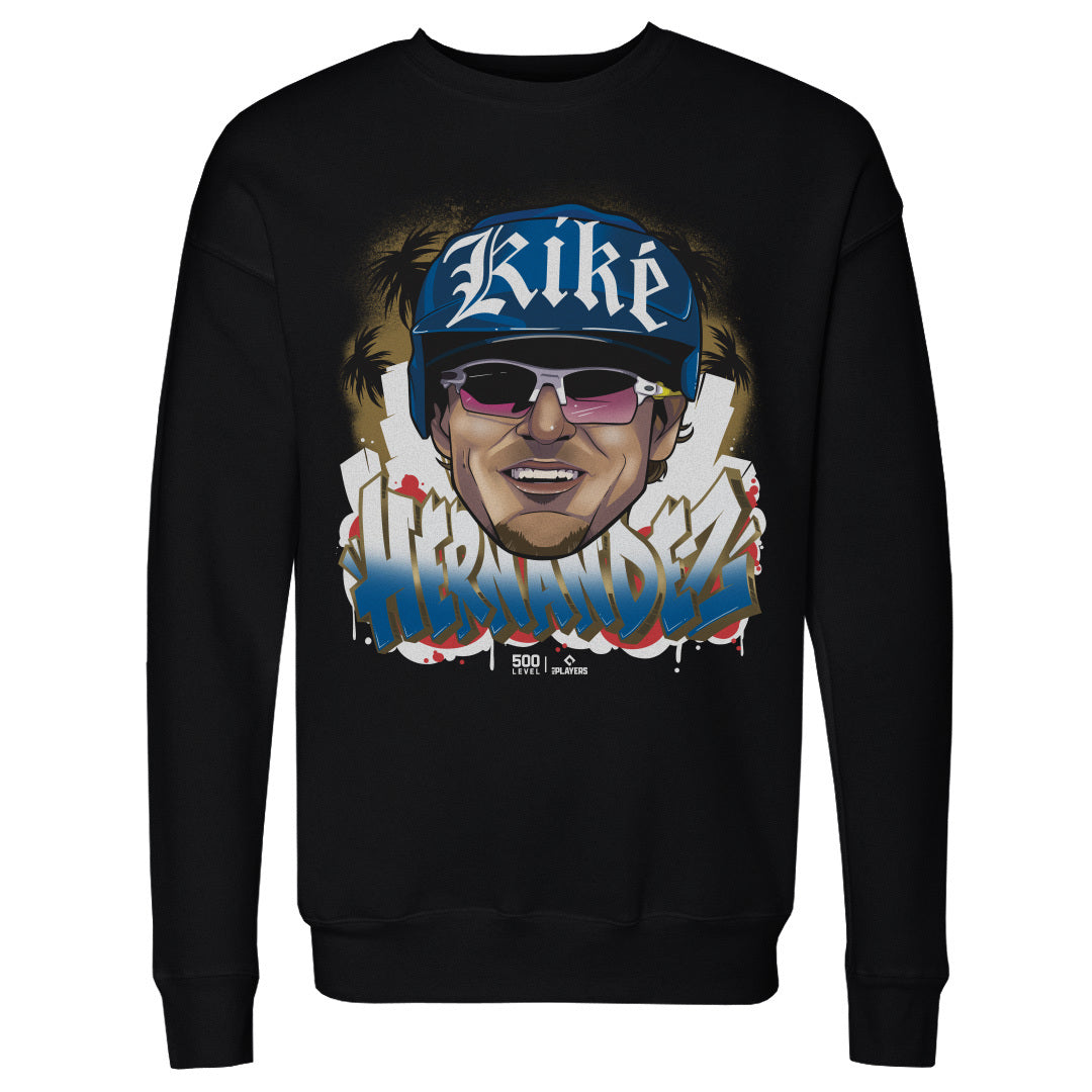 Enrique Hernandez Men's Crewneck Sweatshirt | 500 LEVEL