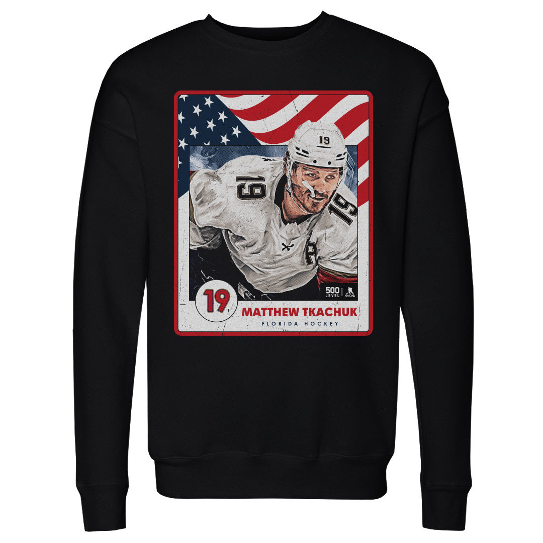 Matthew Tkachuk Men's Crewneck Sweatshirt | 500 LEVEL