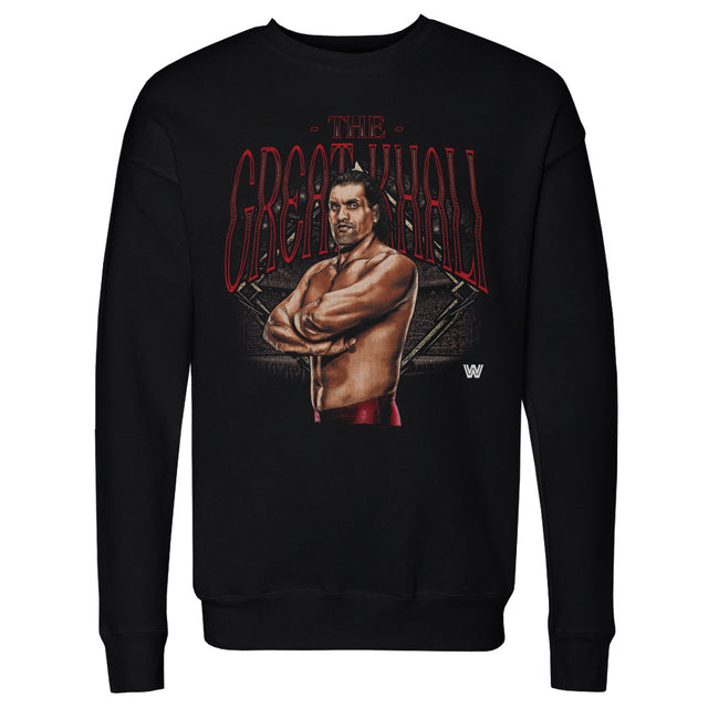 The Great Khali Men's Crewneck Sweatshirt | 500 LEVEL