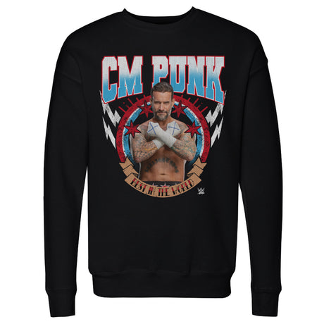 CM Punk Men's Crewneck Sweatshirt | 500 LEVEL