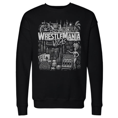 WrestleMania Men's Crewneck Sweatshirt | 500 LEVEL