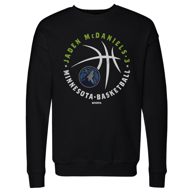 Jaden McDaniels Men's Crewneck Sweatshirt | 500 LEVEL
