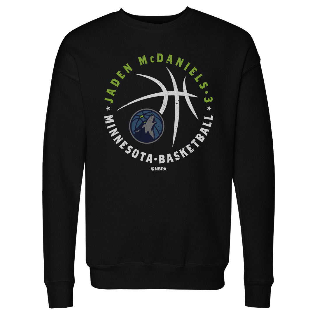 Jaden McDaniels Men&#39;s Crewneck Sweatshirt | 500 LEVEL