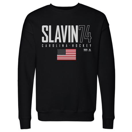 Jaccob Slavin Men's Crewneck Sweatshirt | 500 LEVEL