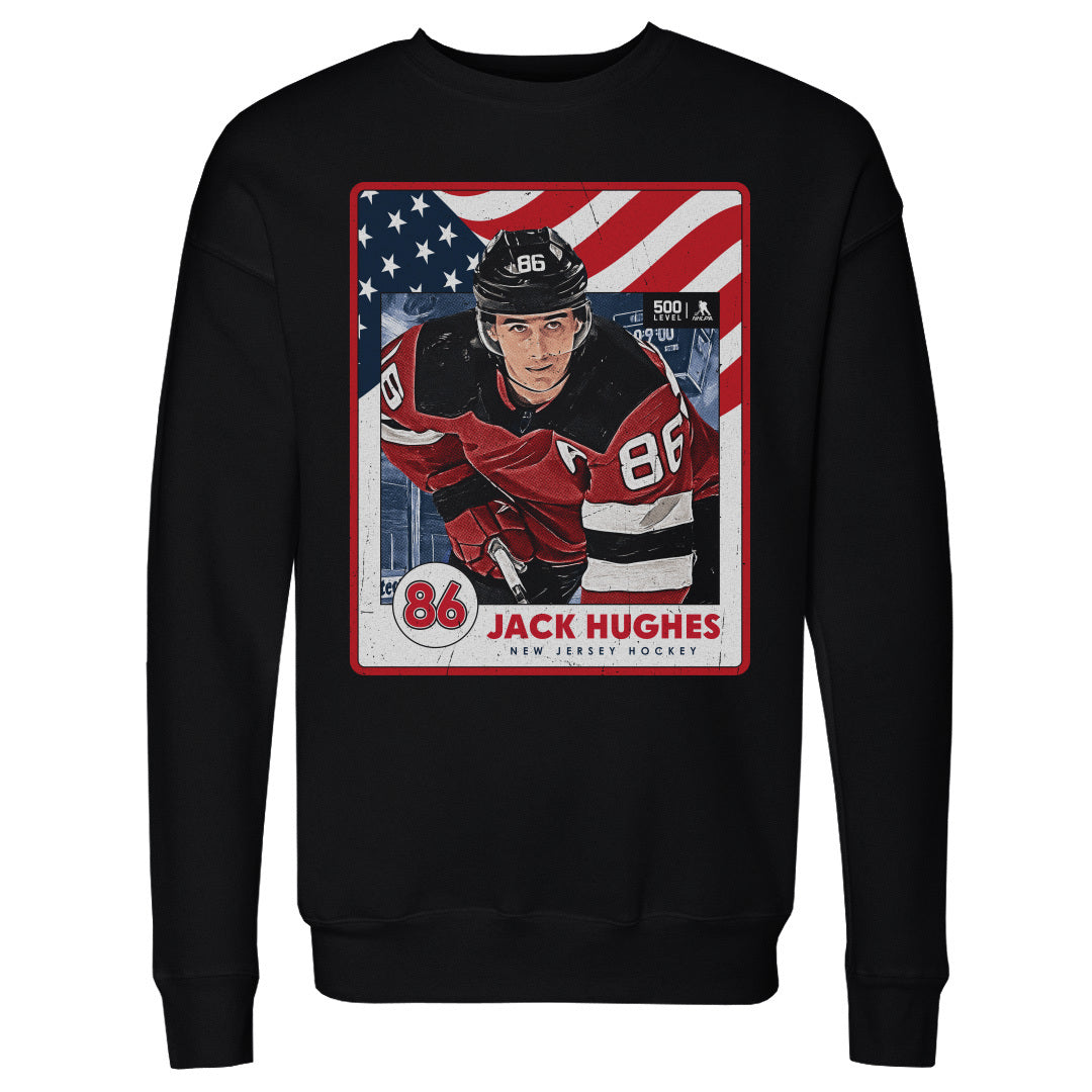 Jack Hughes Men's Crewneck Sweatshirt | 500 LEVEL