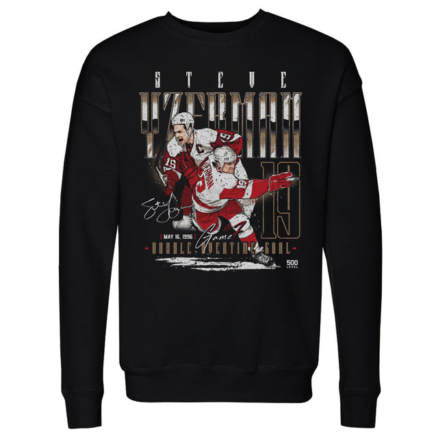 Steve Yzerman Men's Crewneck Sweatshirt | 500 LEVEL