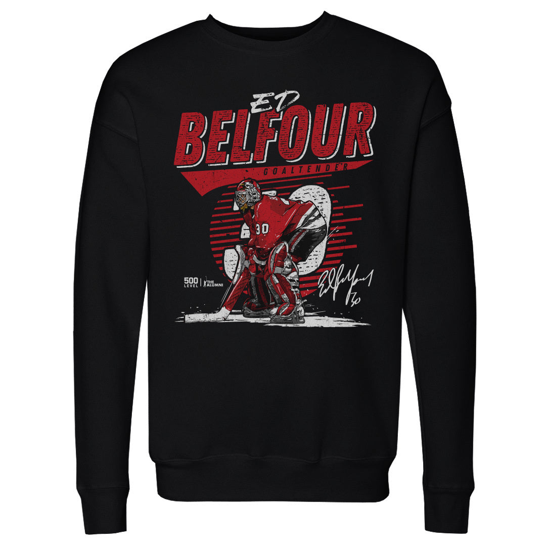 Ed Belfour Men's Crewneck Sweatshirt | 500 LEVEL