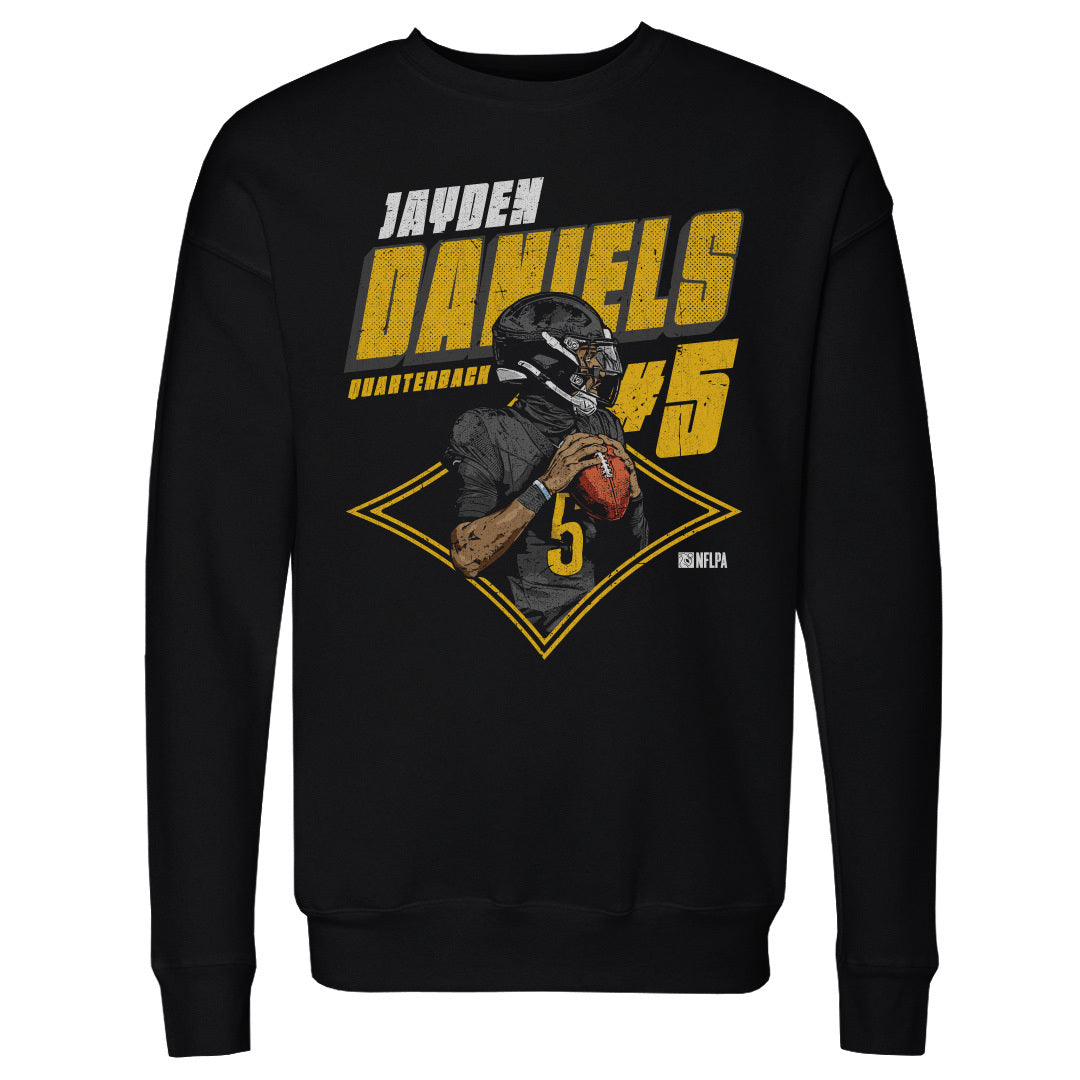 Jayden Daniels Men's Crewneck Sweatshirt | 500 LEVEL