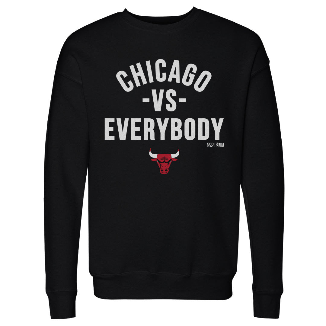 Chicago Bulls Vs. Everybody Team Men's Crewneck Sweatshirt – 500 LEVEL