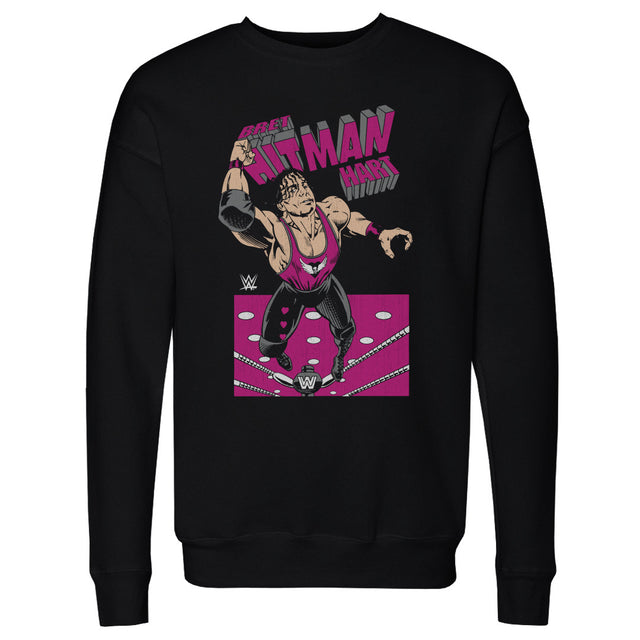 Bret Hart Men's Crewneck Sweatshirt | 500 LEVEL