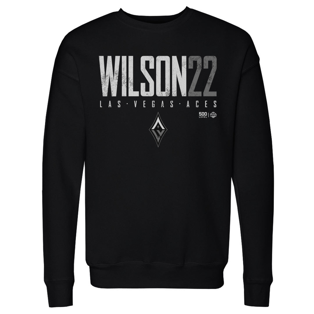 A'ja Wilson Men's Crewneck Sweatshirt | 500 LEVEL