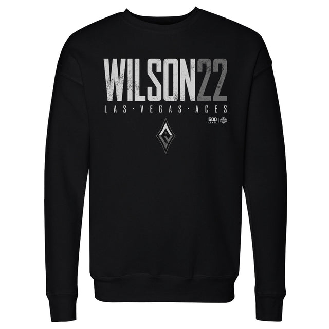 A'ja Wilson Men's Crewneck Sweatshirt | 500 LEVEL