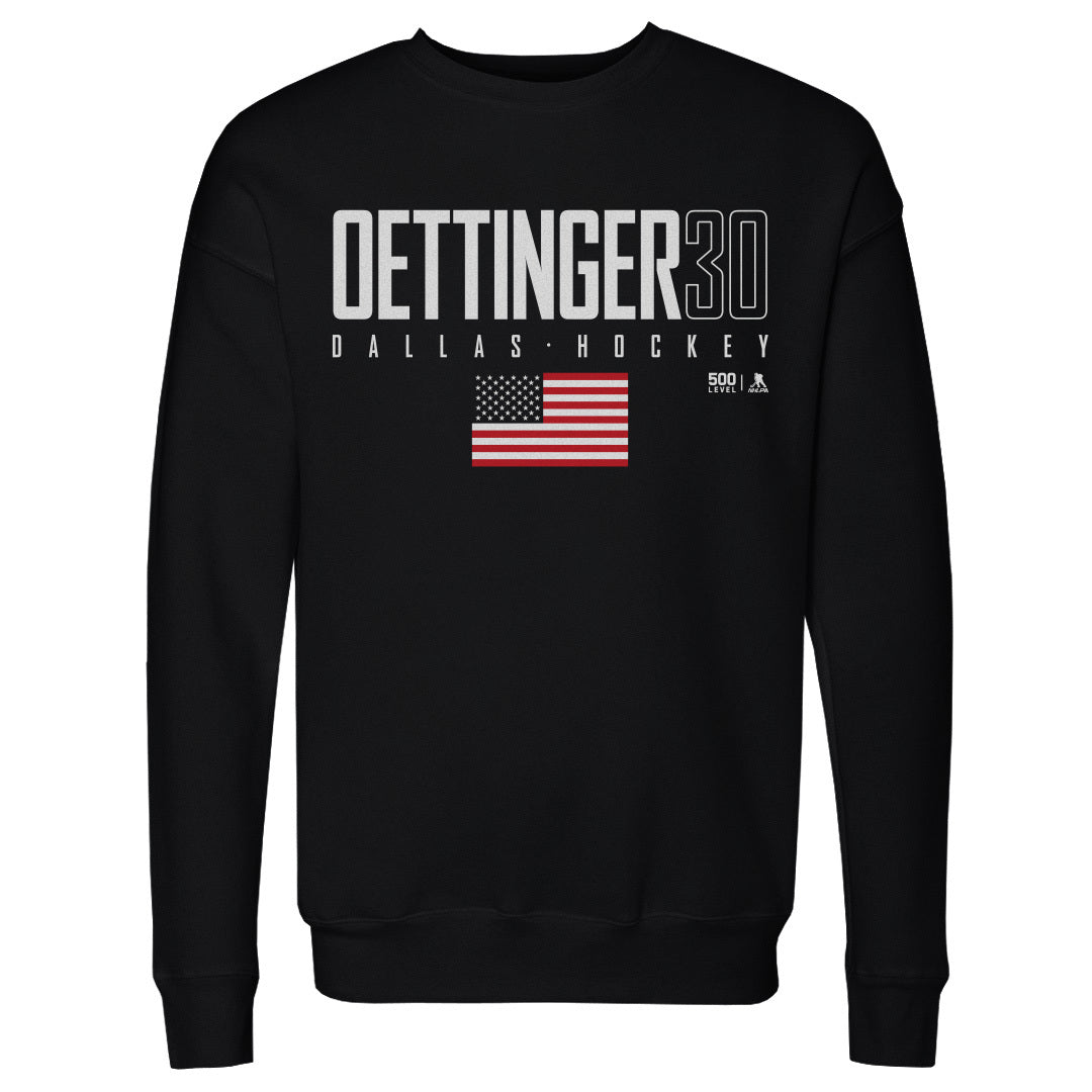Jake Oettinger Men's Crewneck Sweatshirt | 500 LEVEL