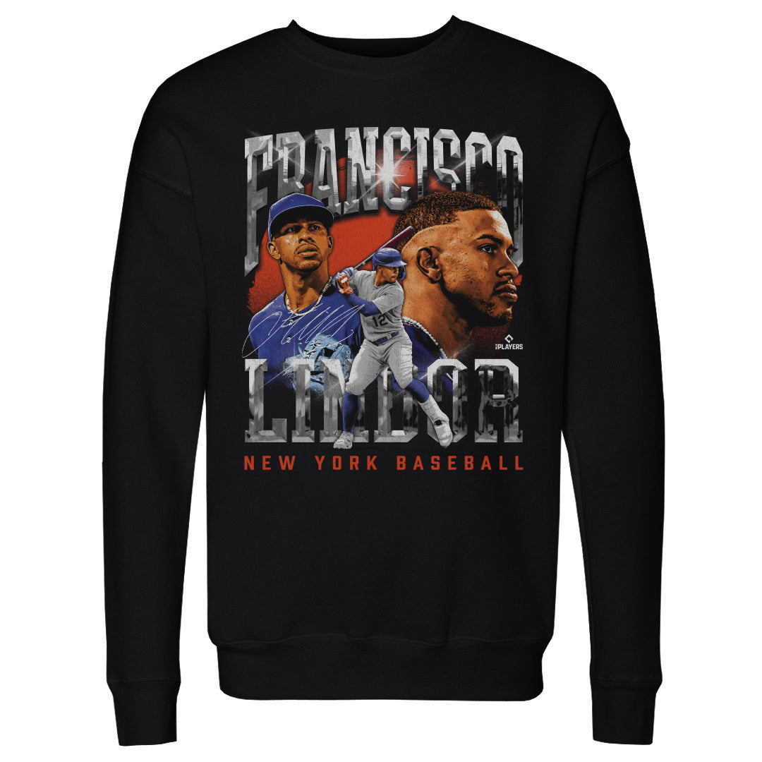 Francisco Lindor Men's Crewneck Sweatshirt | 500 LEVEL
