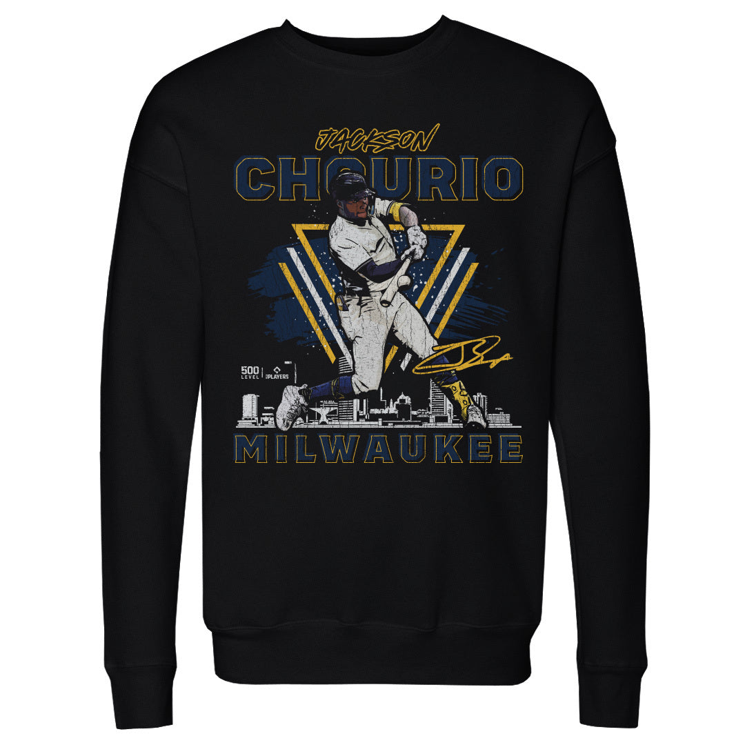 Jackson Chourio Men's Crewneck Sweatshirt | 500 LEVEL