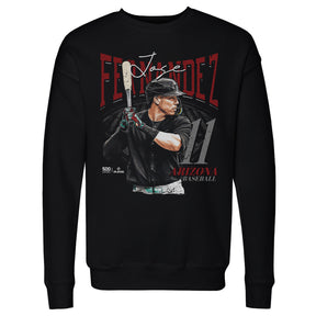 Jose Fernandez Men's Crewneck Sweatshirt | 500 LEVEL