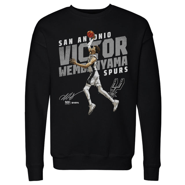 Victor Wembanyama Men's Crewneck Sweatshirt | 500 LEVEL