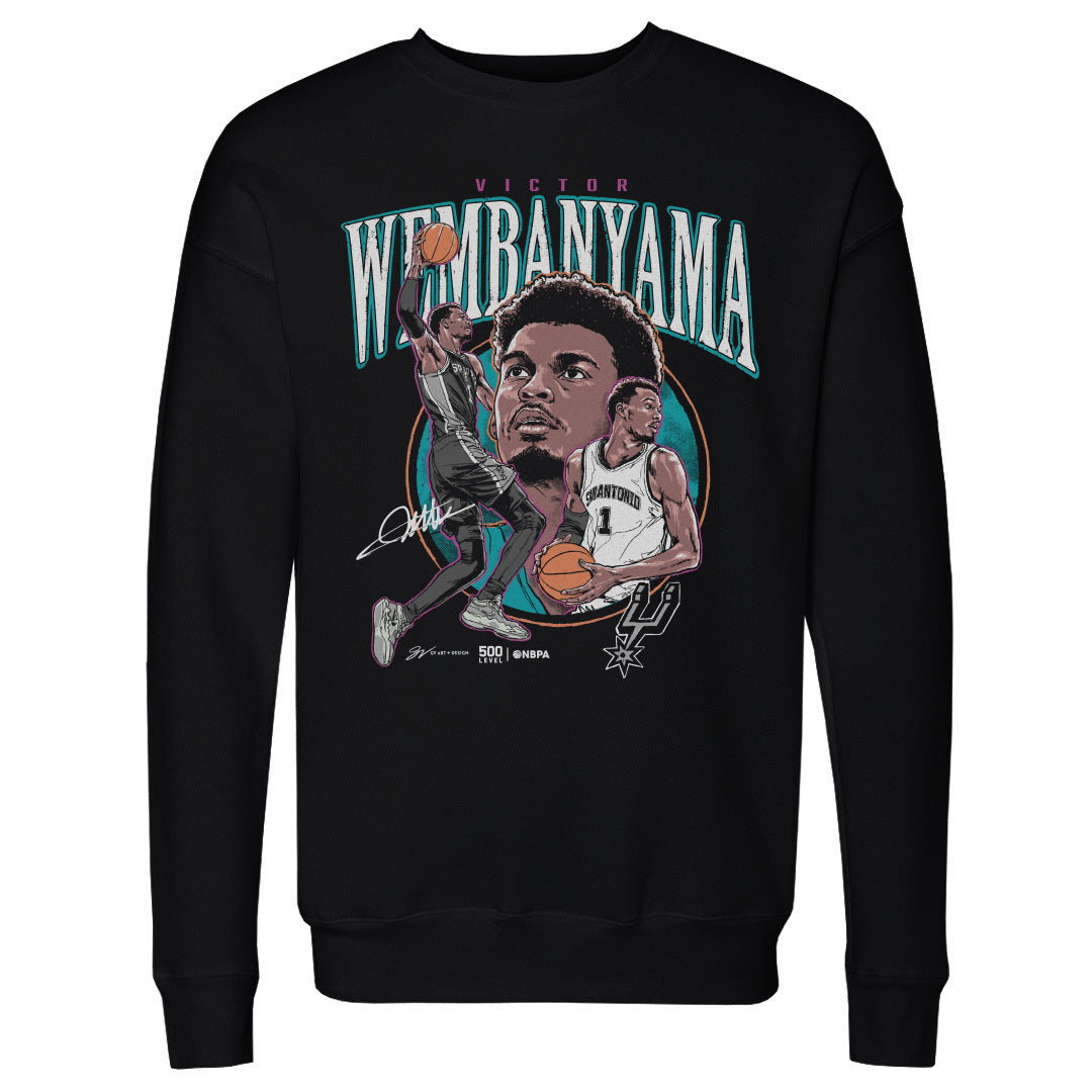Victor Wembanyama Men's Crewneck Sweatshirt | 500 LEVEL