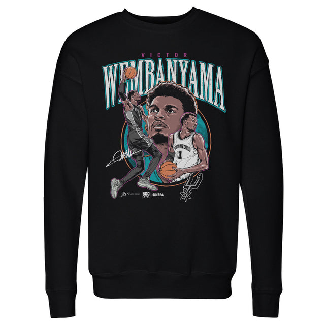 Victor Wembanyama Men's Crewneck Sweatshirt | 500 LEVEL