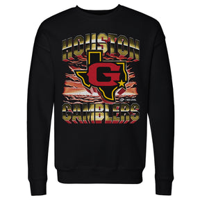 Houston Gamblers Men's Crewneck Sweatshirt | 500 LEVEL