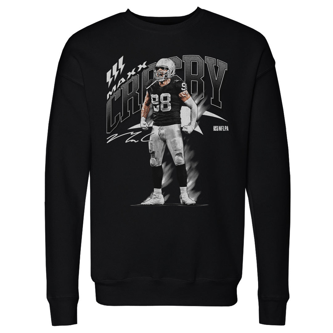 Maxx Crosby Men's Crewneck Sweatshirt | 500 LEVEL