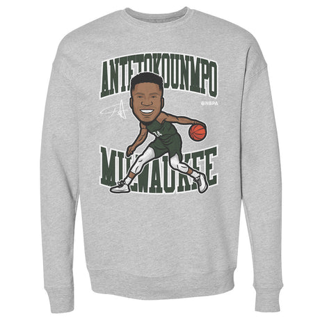 Giannis Antetokounmpo Men's Crewneck Sweatshirt | 500 LEVEL