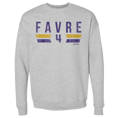 Brett Favre Men's Crewneck Sweatshirt | 500 LEVEL