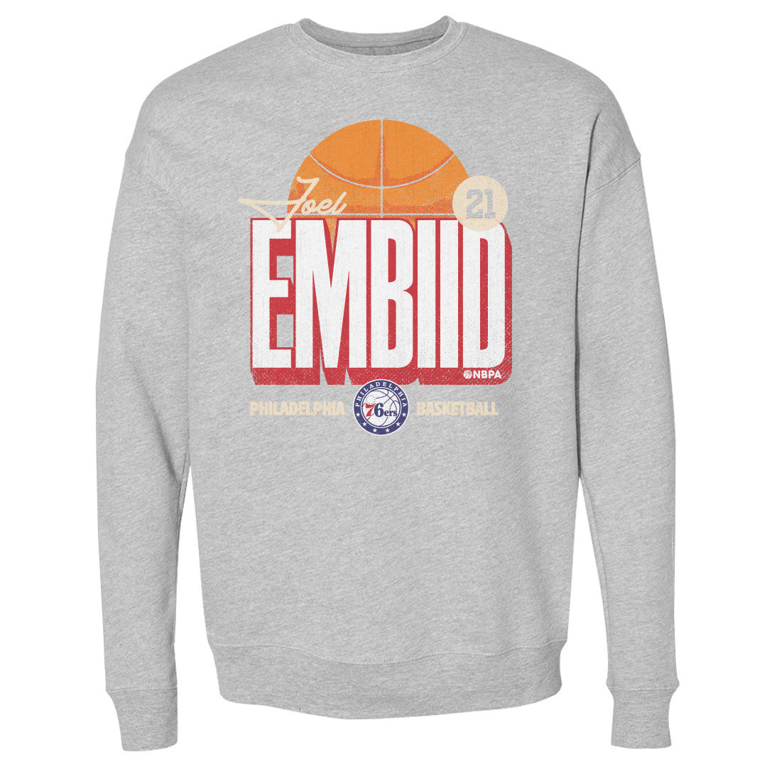 Joel Embiid Men's Crewneck Sweatshirt | 500 LEVEL
