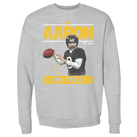 Aaron Rodgers Men's Crewneck Sweatshirt | 500 LEVEL