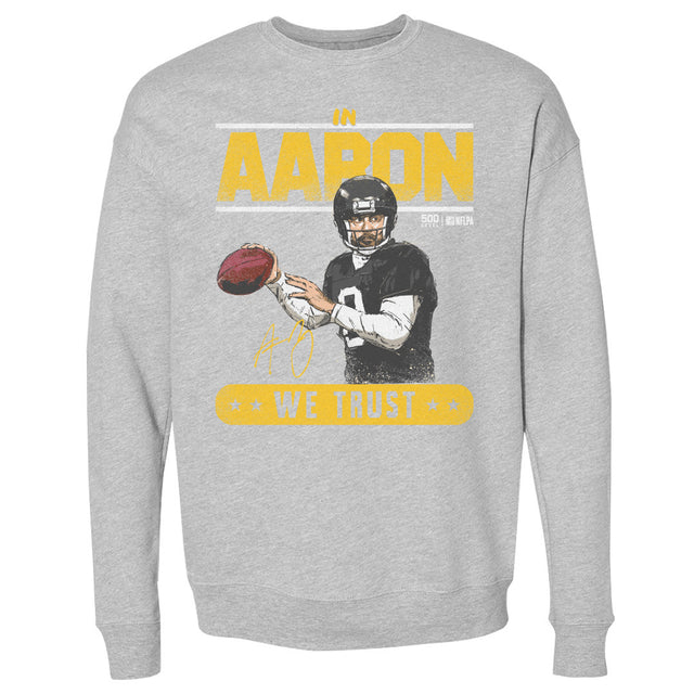 Aaron Rodgers Men's Crewneck Sweatshirt | 500 LEVEL