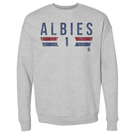 Ozzie Albies Men's Crewneck Sweatshirt | 500 LEVEL