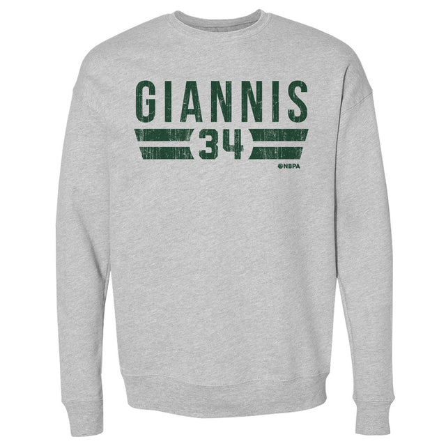 Giannis Antetokounmpo Men's Crewneck Sweatshirt | 500 LEVEL