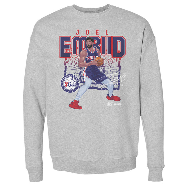 Joel Embiid Men's Crewneck Sweatshirt | 500 LEVEL