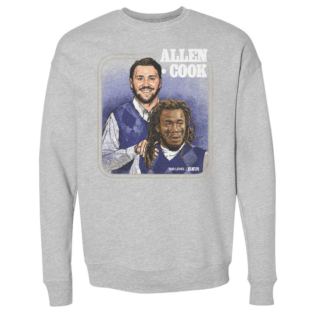 Josh Allen Men's Crewneck Sweatshirt | 500 LEVEL