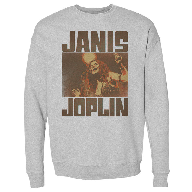 Janis Joplin Men's Crewneck Sweatshirt | 500 LEVEL