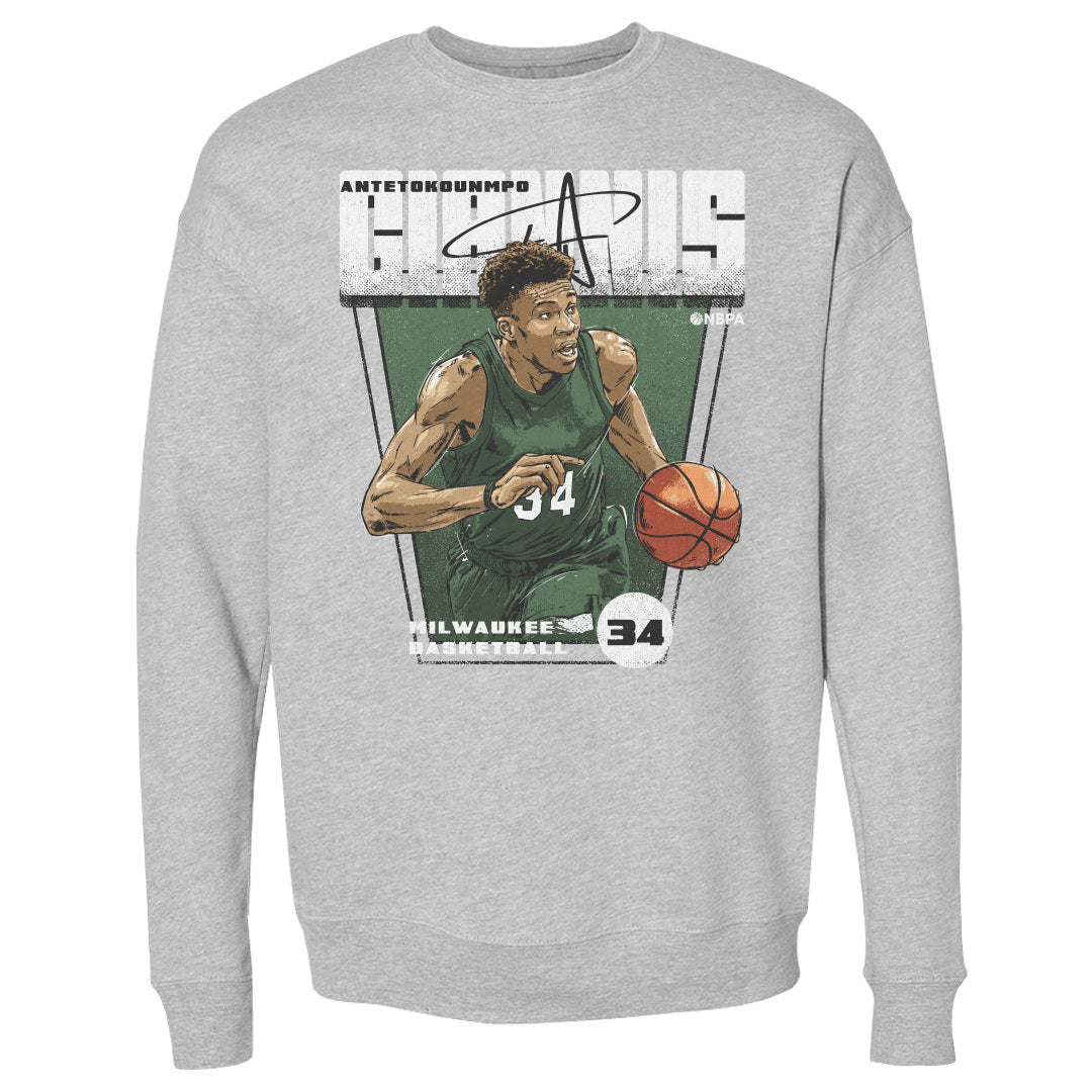 Giannis Antetokounmpo Men's Crewneck Sweatshirt | 500 LEVEL