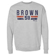 Hunter Brown Men's Crewneck Sweatshirt | 500 LEVEL