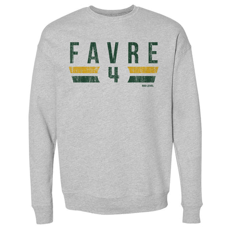 Brett Favre Men's Crewneck Sweatshirt | 500 LEVEL