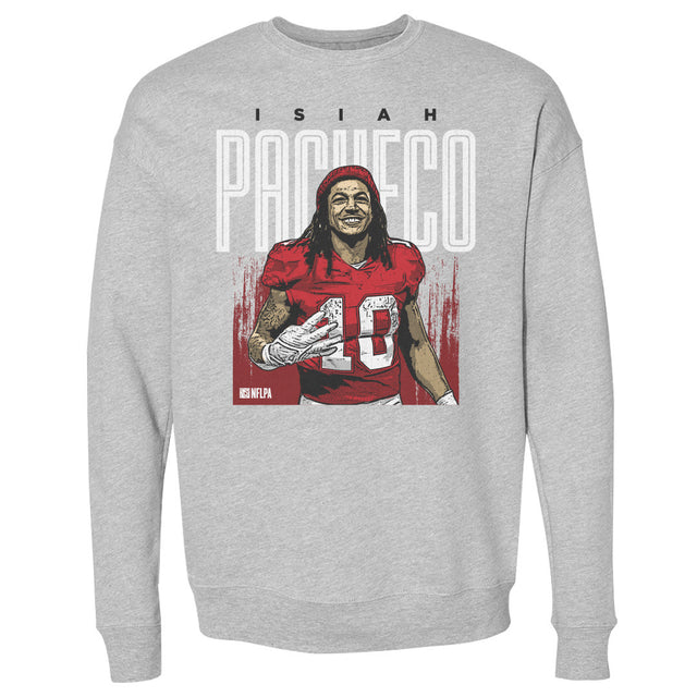 Isiah Pacheco Men's Crewneck Sweatshirt | 500 LEVEL