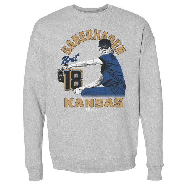 Bret Saberhagen Men's Crewneck Sweatshirt | 500 LEVEL