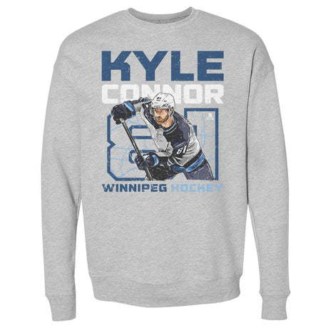 Kyle Connor Men's Crewneck Sweatshirt | 500 LEVEL